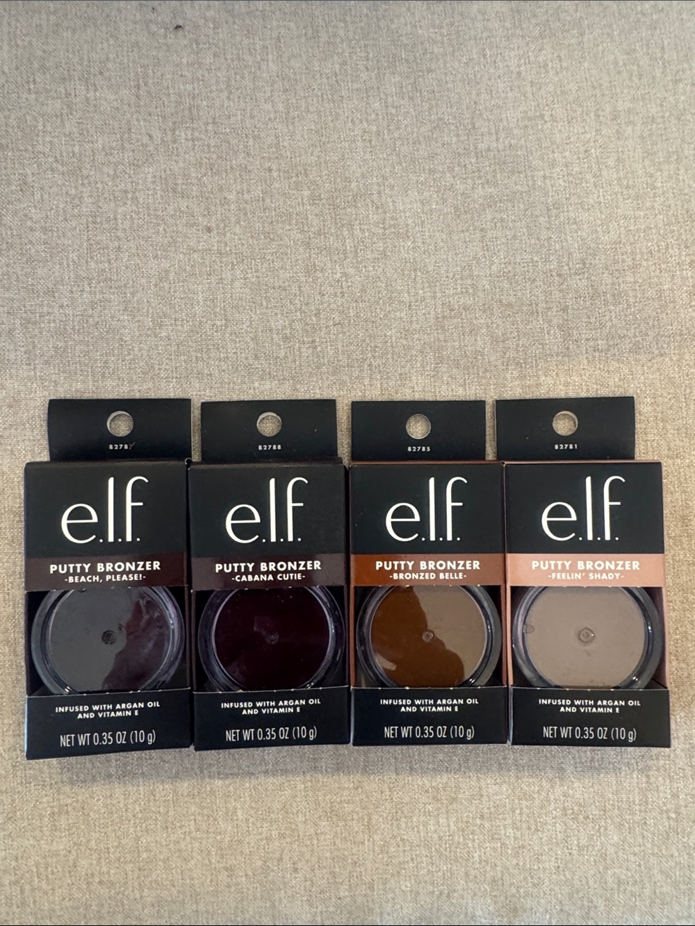 NEW Putty Bronzer Set of 4 - Assorted Brown Shades